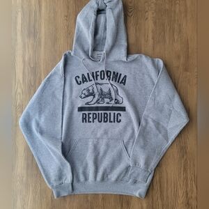 Gray California Republic Hoodie-Size Large